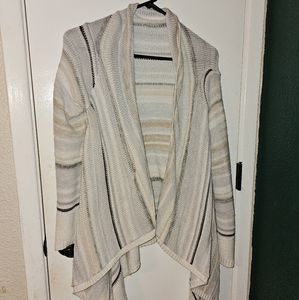 Rue21 striped cardigan, comfy!